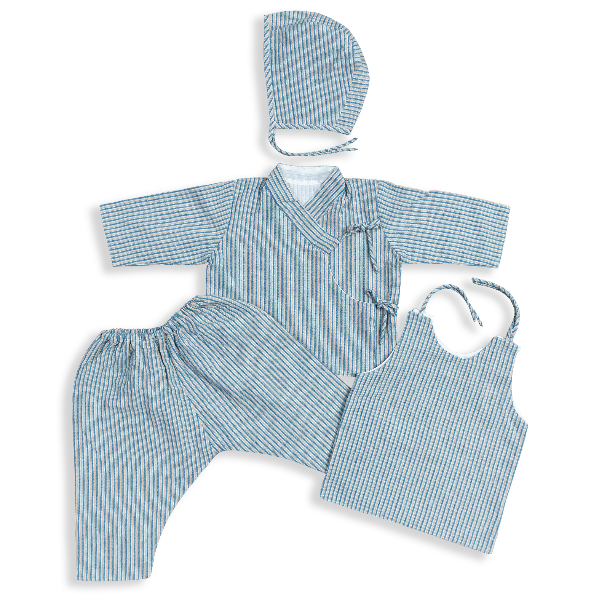#pattern_Arctic Blue Stripe