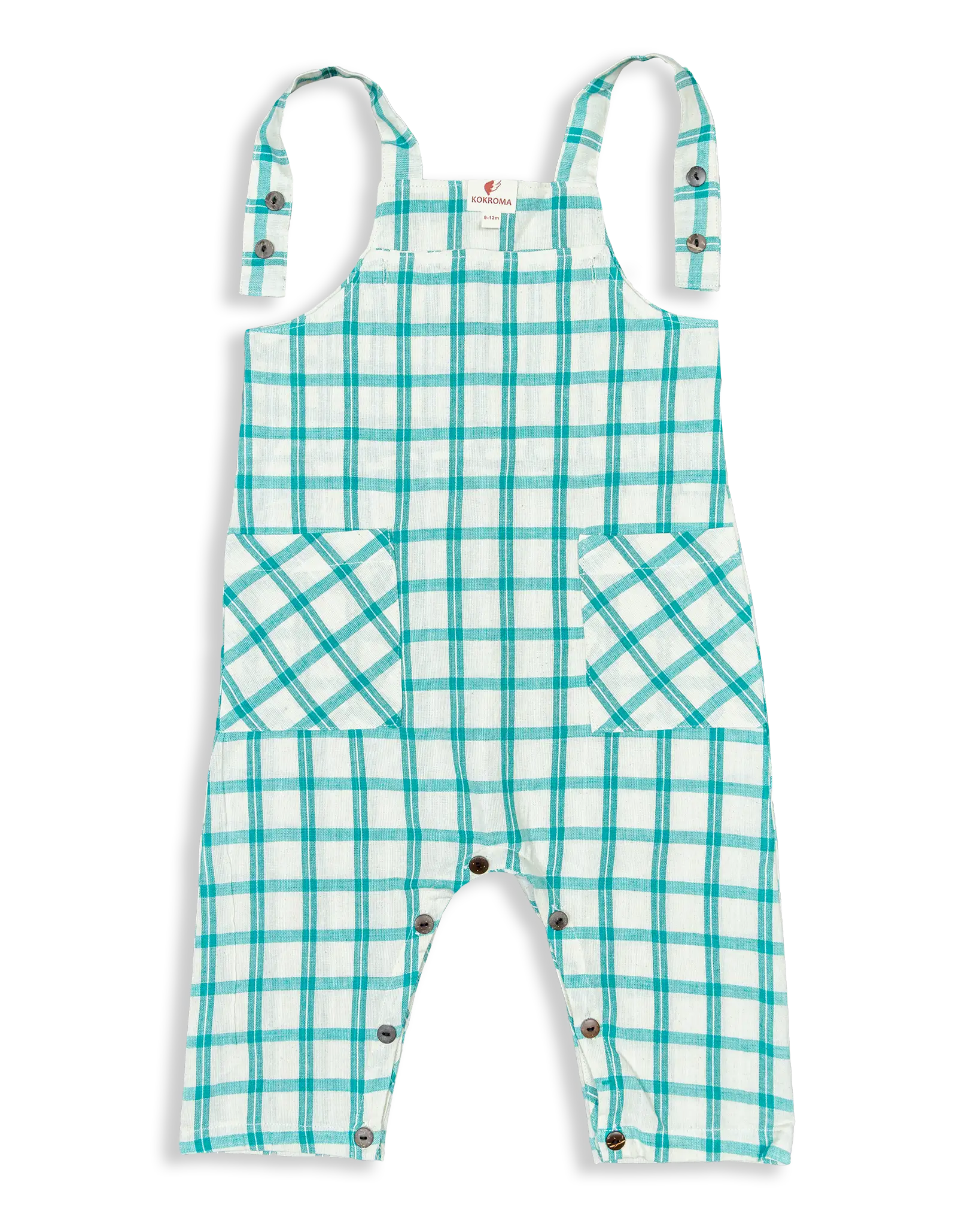 Dungarees with Buttons (6-24m)
