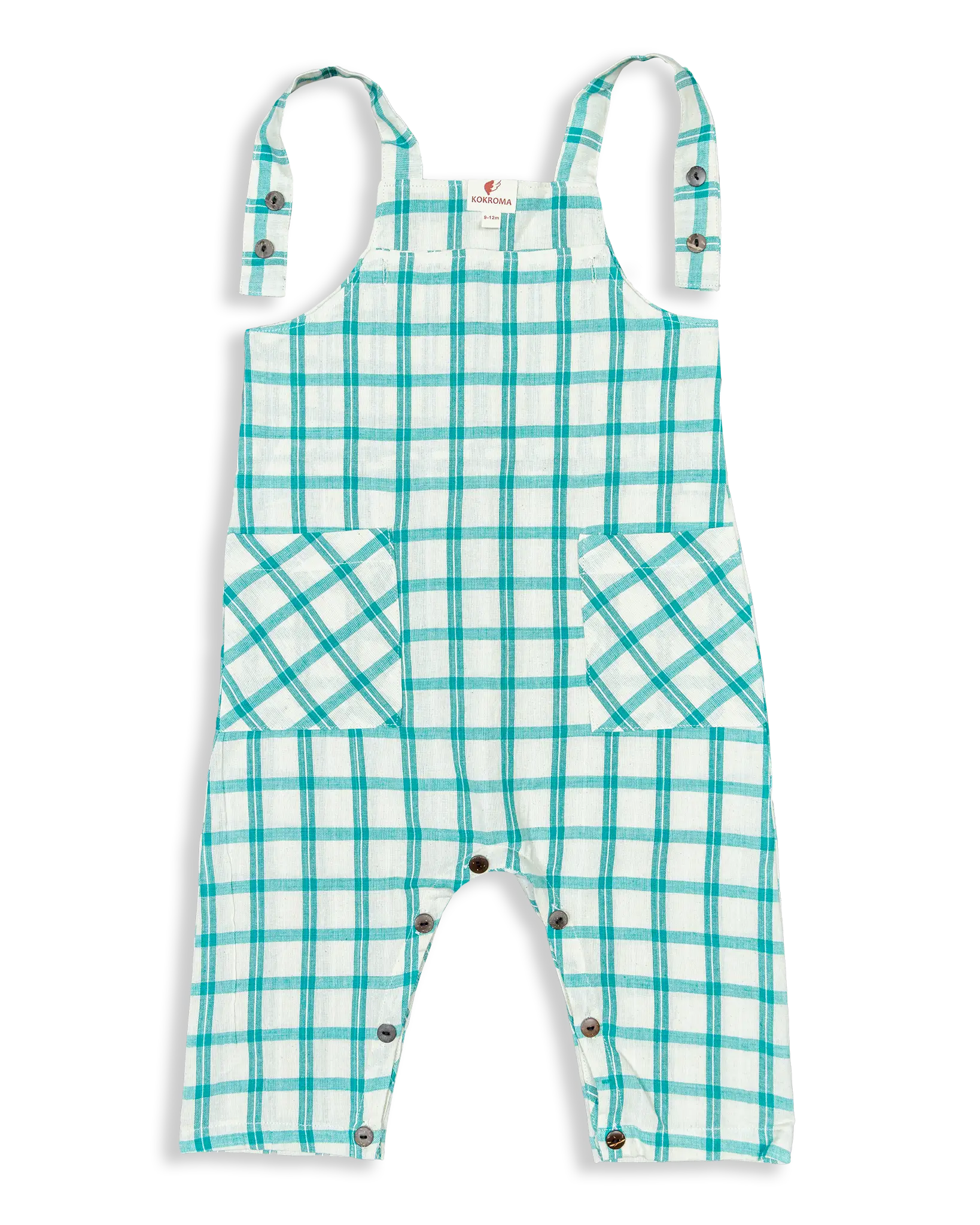 These Dungarees for babies include buttons on the inside legs so they are easier to put on and take off!