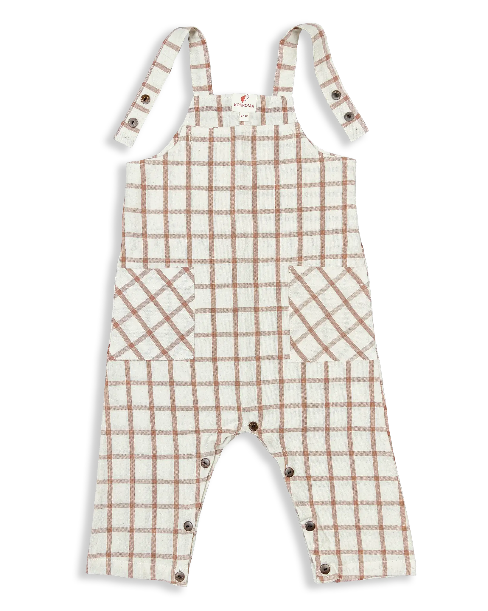 These Dungarees for babies include buttons on the inside legs so they are easier to put on and take off!