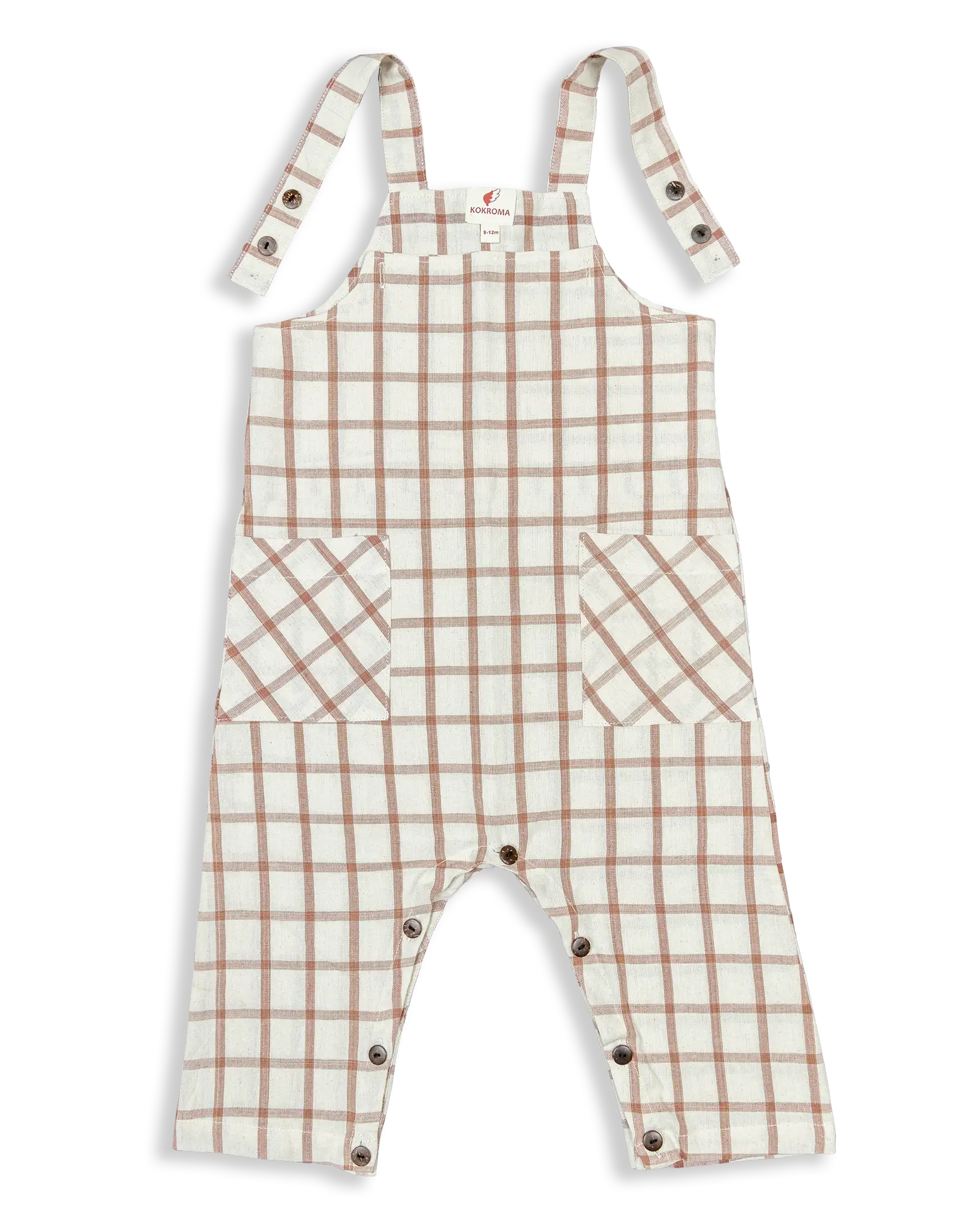 Dungarees with Buttons (6-24m)