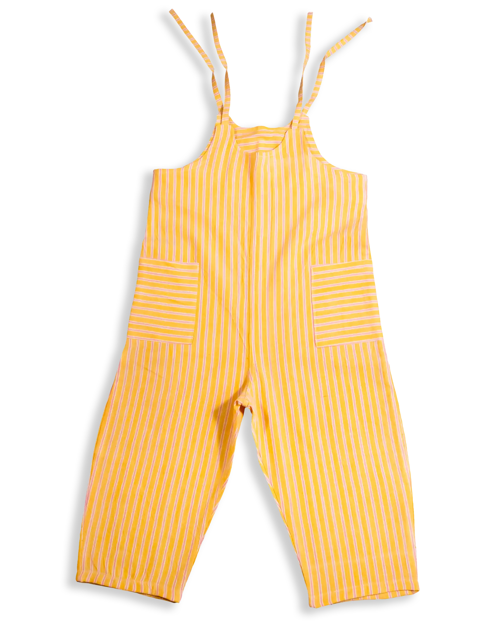 Children love soft, breathable cotton clothes! These Dungarees are made from woven fabrics which are unisex, simple yet cool to wear this summer.