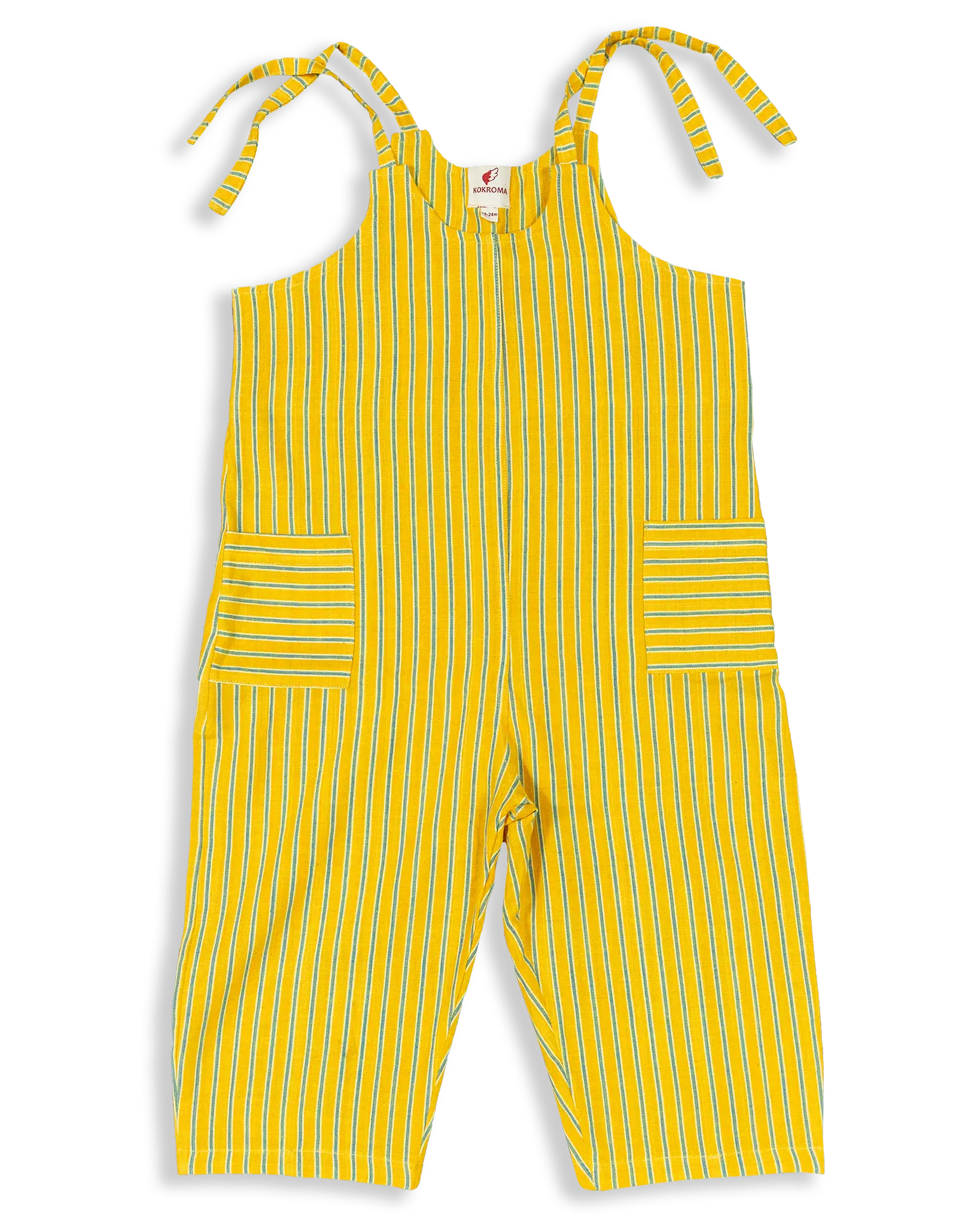 Children love soft, breathable cotton clothes! These Dungarees are made from woven fabrics which are unisex, simple yet cool to wear this summer.