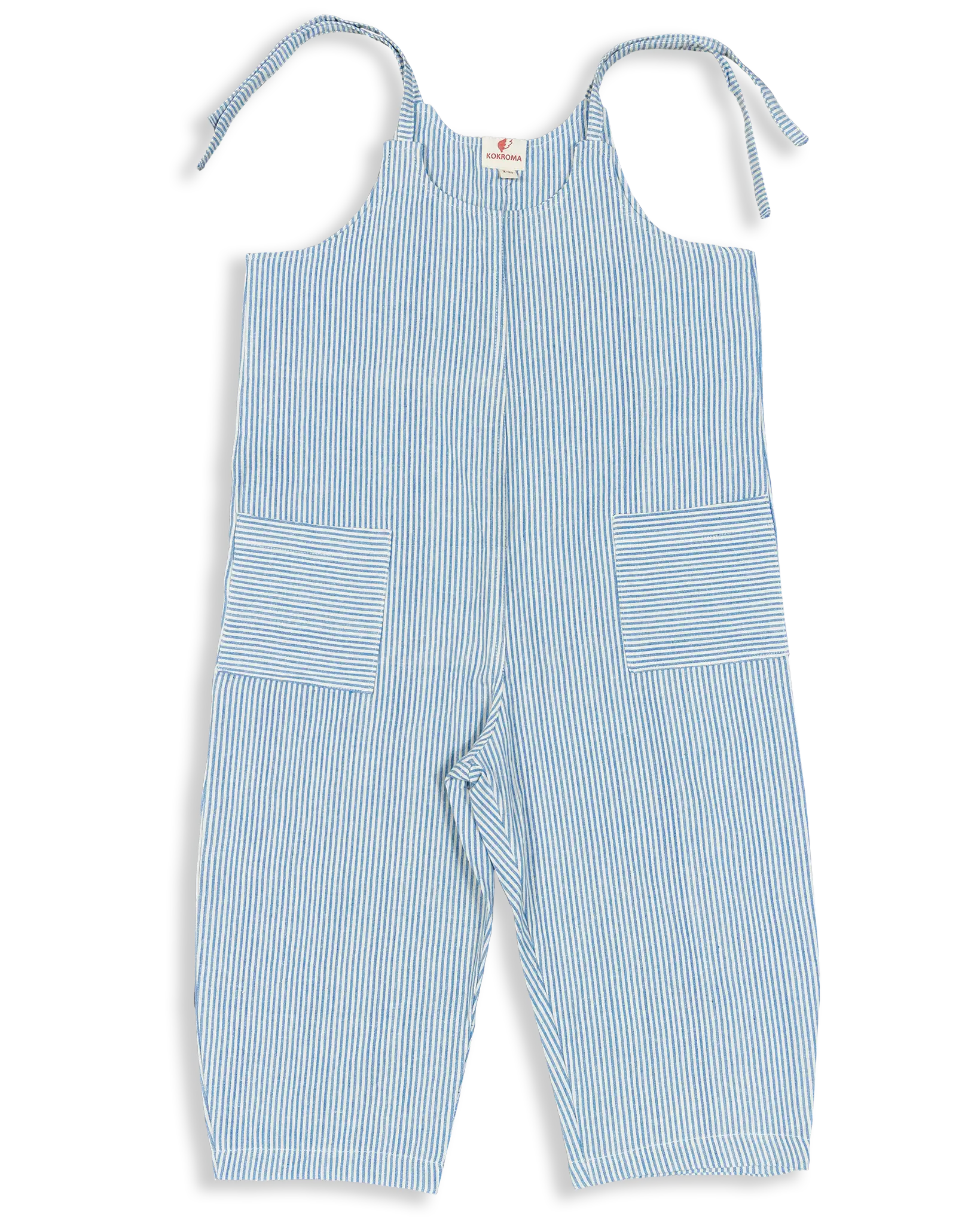 Children love soft, breathable cotton clothes! These Dungarees are made from woven fabrics which are unisex, simple yet cool to wear this summer.