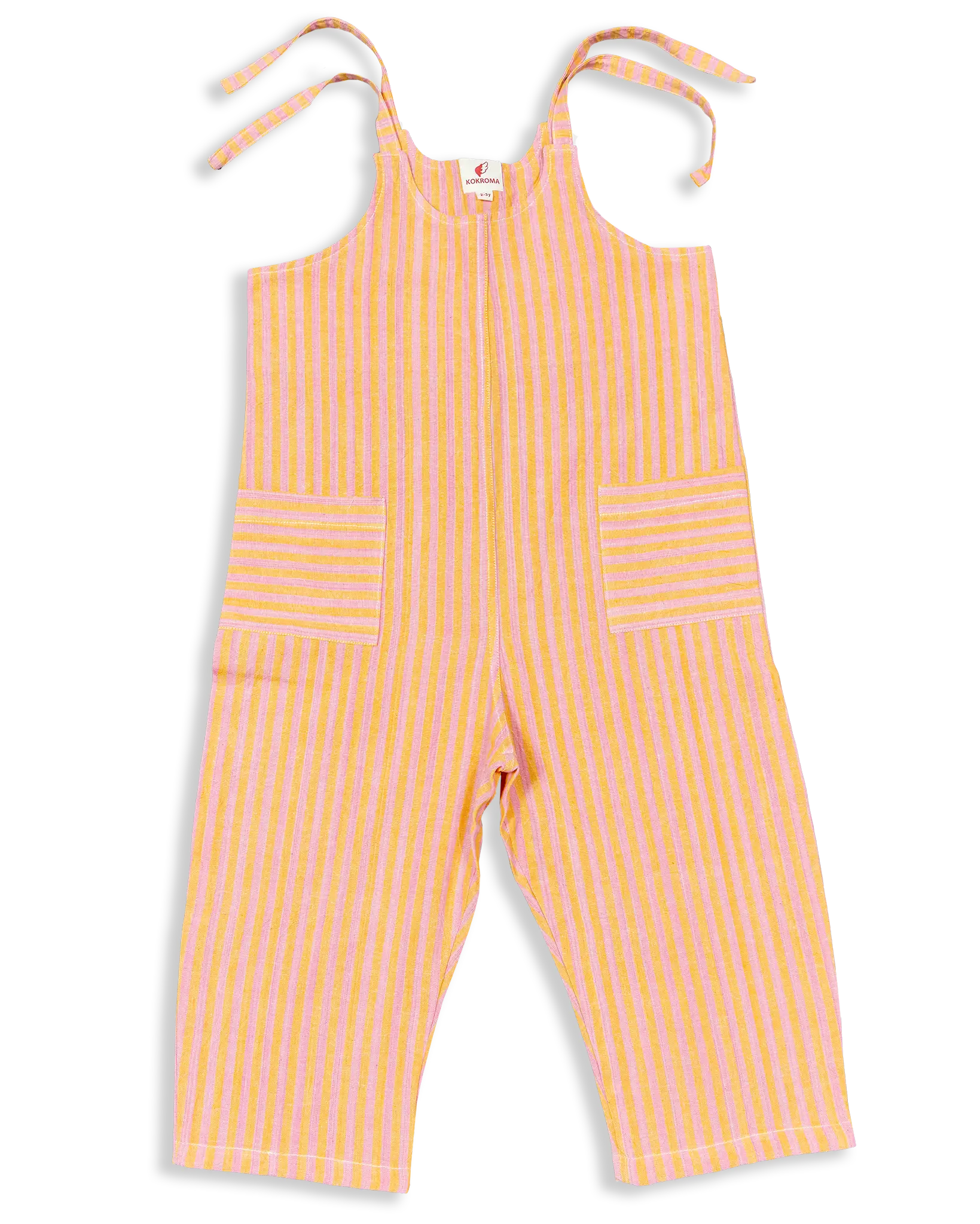 Children love soft, breathable cotton clothes! These Dungarees are made from woven fabrics which are unisex, simple yet cool to wear this summer.