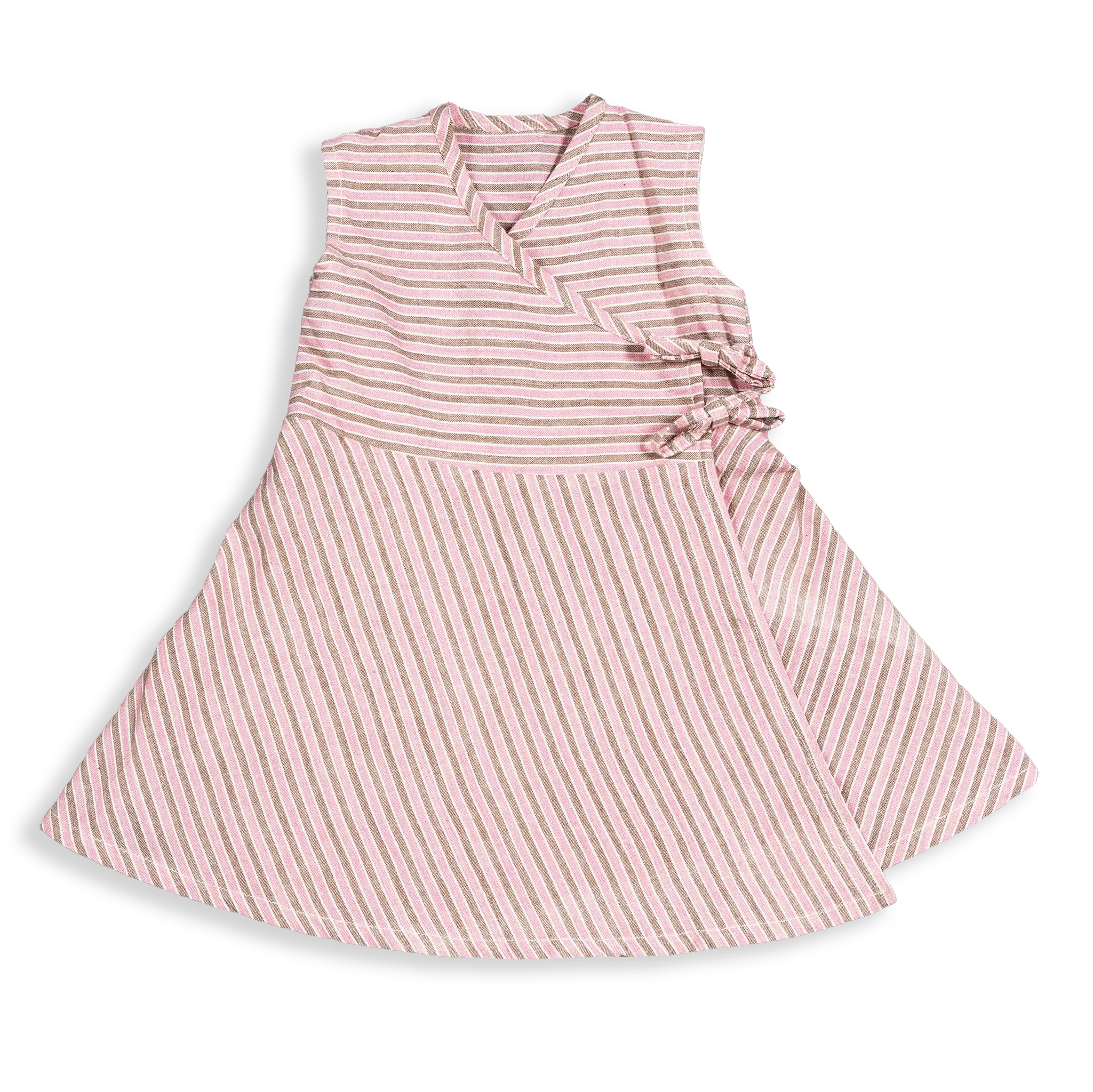 This Wrap Dress is all year round ready! Tastefully wrap up any look with an adjustable fit that'll grow with your child. Perfect for winter, layer it up with a high neck sweater underneath for a super snuggly ensemble. It's quite the wrap star!