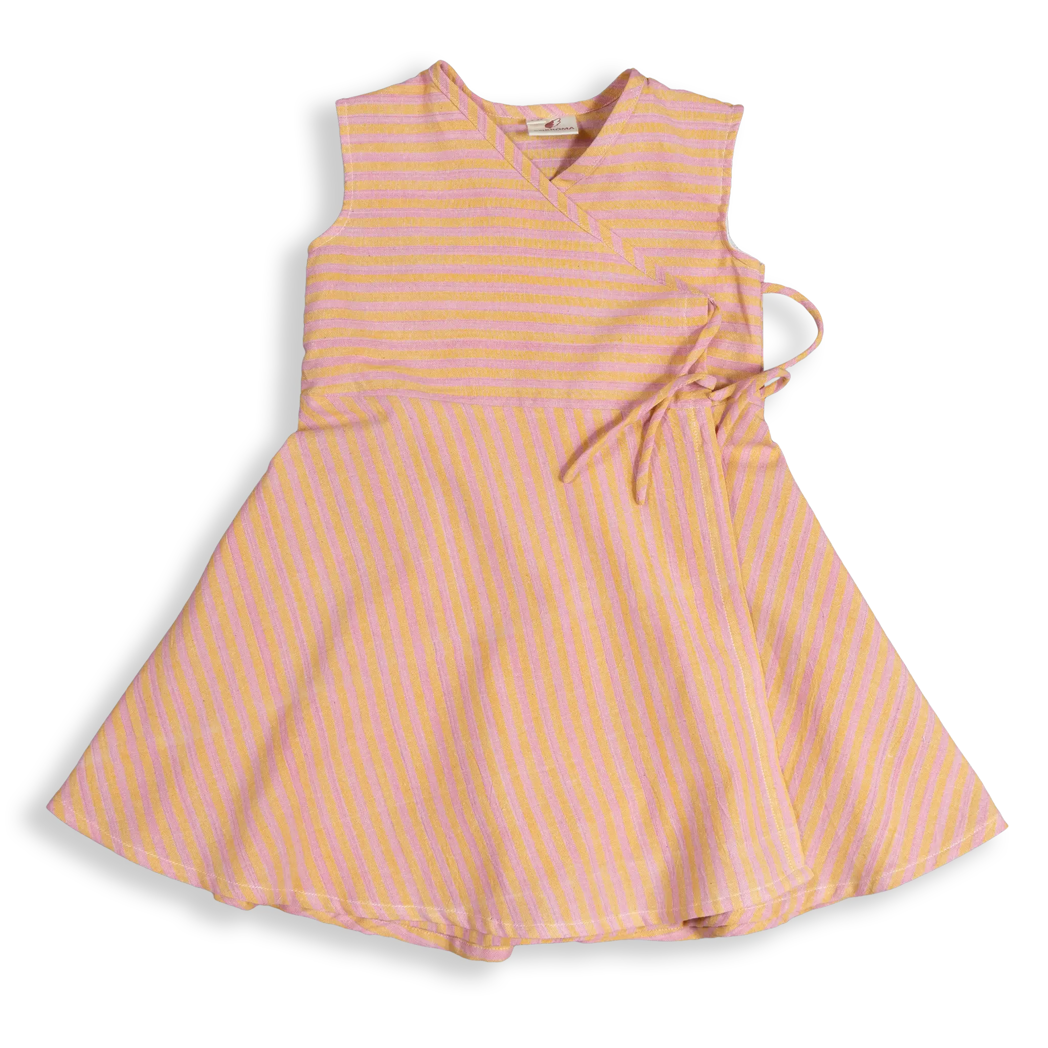 This Wrap Dress is all year round ready! Tastefully wrap up any look with an adjustable fit that'll grow with your child. Perfect for winter, layer it up with a high neck sweater underneath for a super snuggly ensemble. It's quite the wrap star!