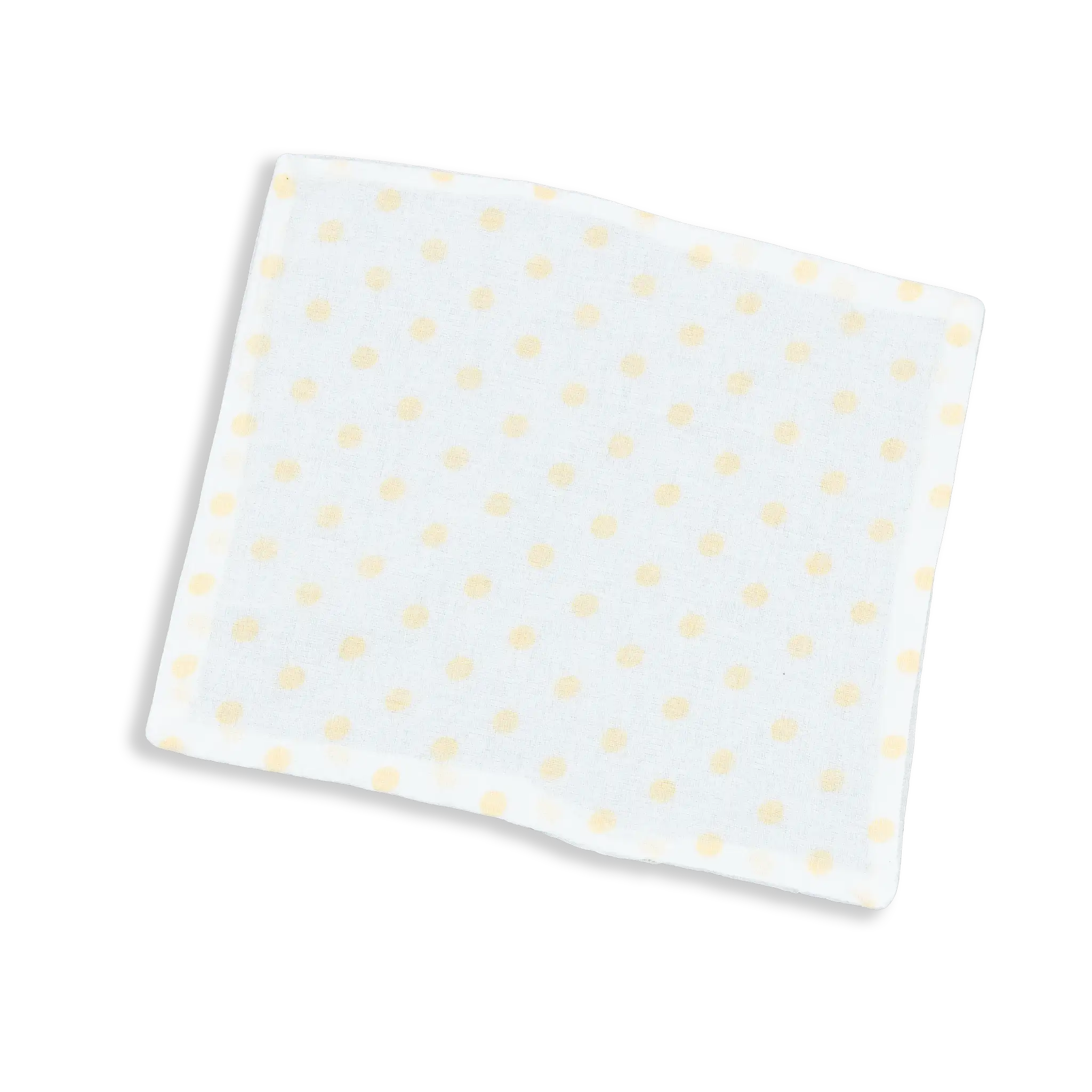 A Handkerchief is essential for newborns to keep tidy. This super-soft handkerchief is made with 3 layers of the finest muslin cotton fabric.