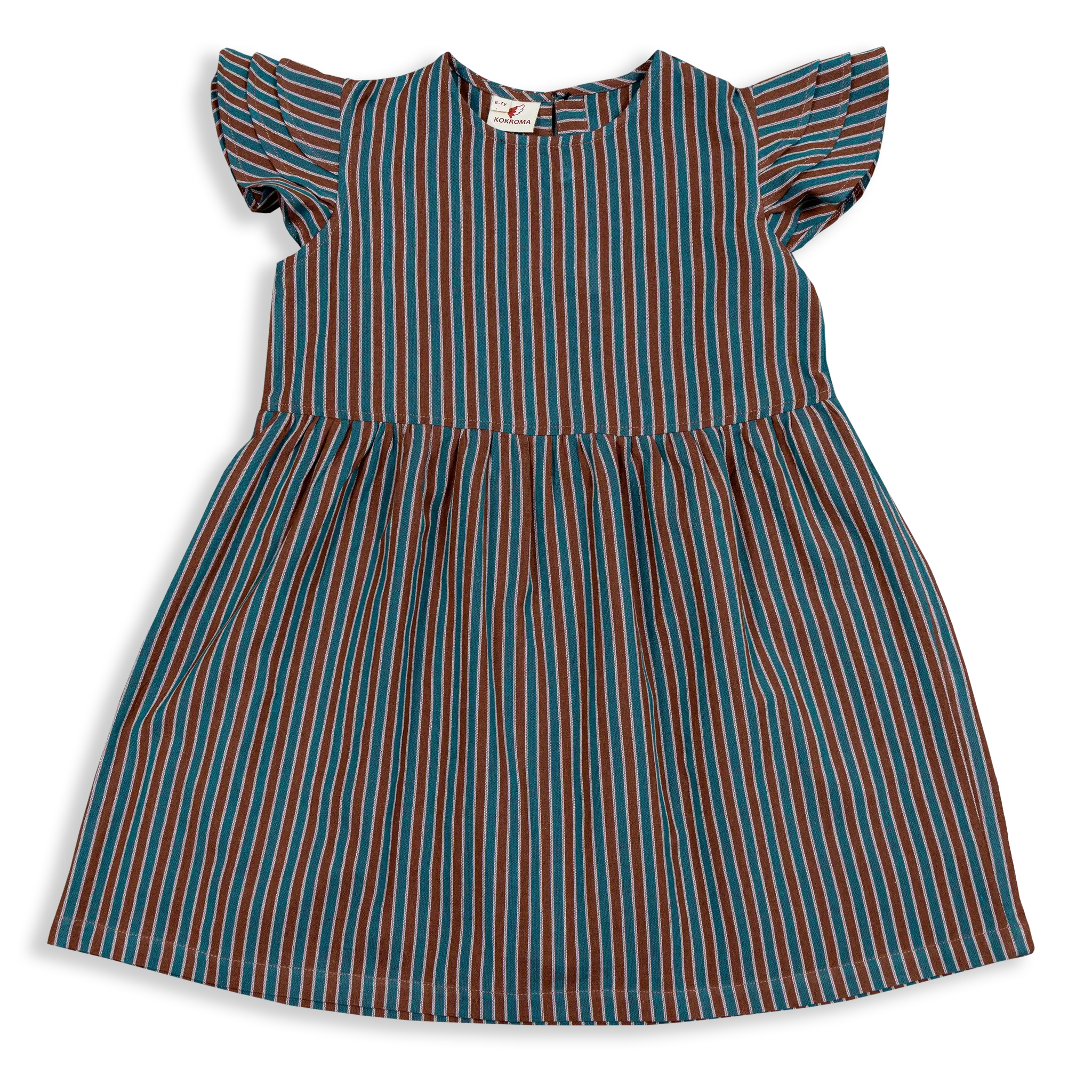 Introducing the Kokroma Chirashree Girl Dress, a delightful summer outfit suitable for all occasions. 