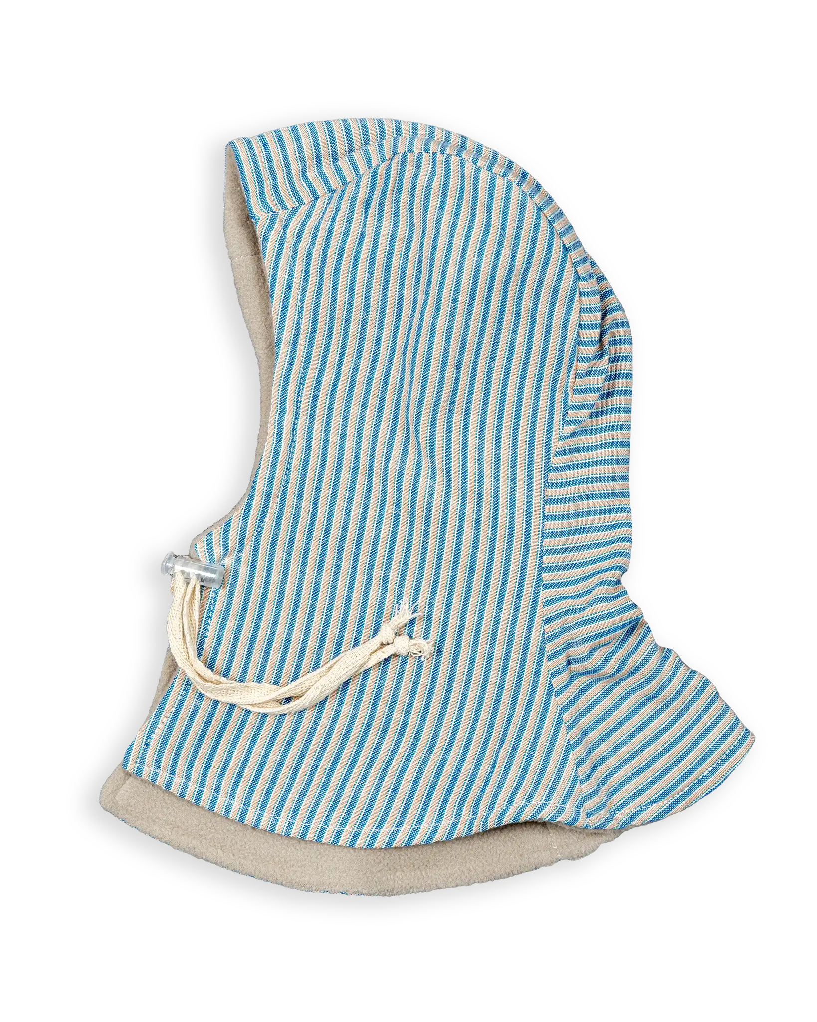 This Balaclava Hat feels fluffy and soft with its Fleece lining. It has an adjustable tie inside.