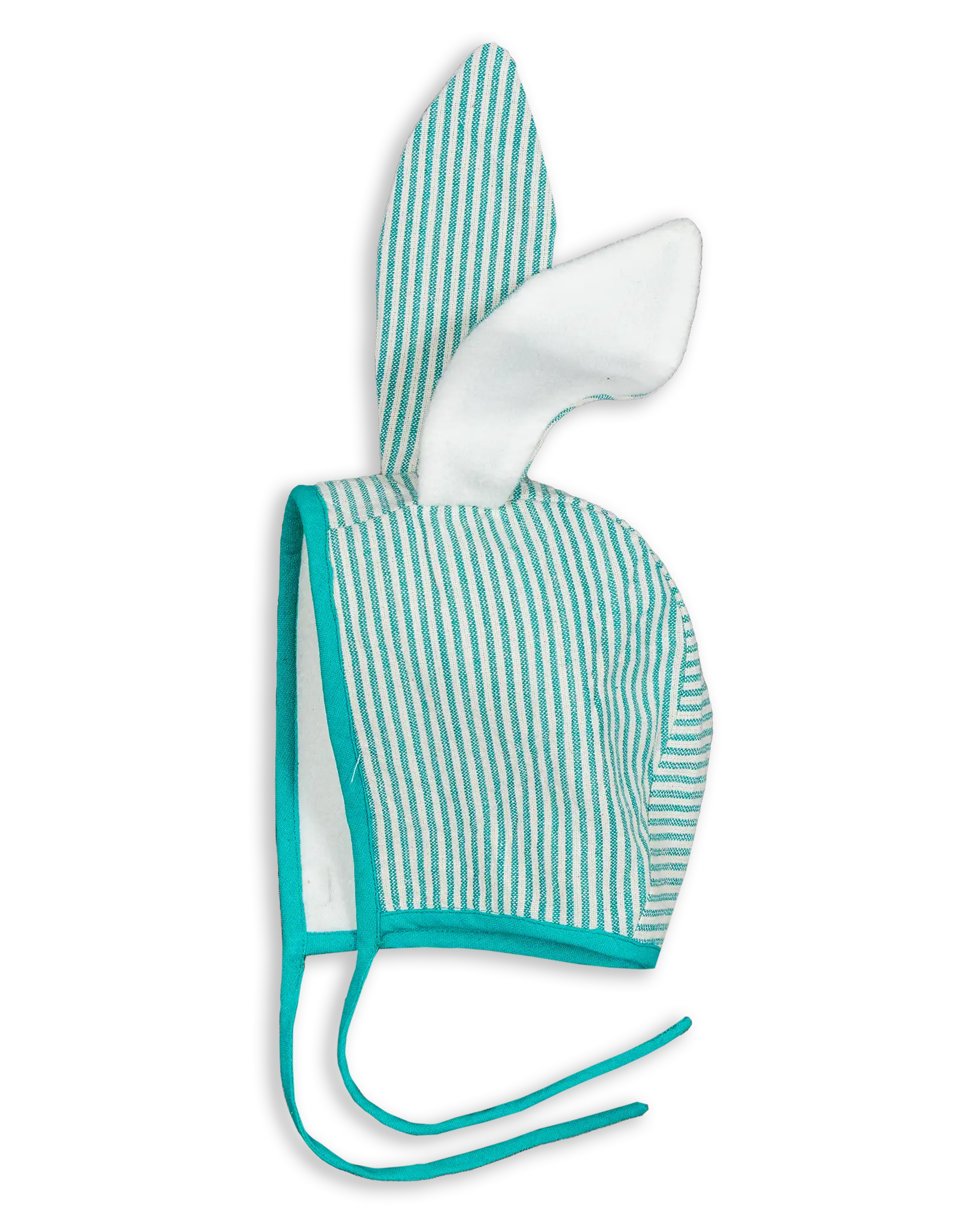 With its playful bunny ears, the Warm Bonnet Hat is made of 100% cotton and features a soft fleece lining, providing a snug and comfortable fit. 