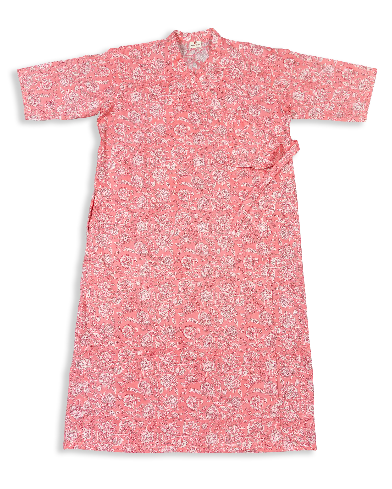 The Mother Gown made with 100% cotton with a print is a beautiful and comfortable addition to any mother's wardrobe. With its elegant design, soft cotton material, and easy-care fabric, this gown is the perfect choice for expecting or new mothers.