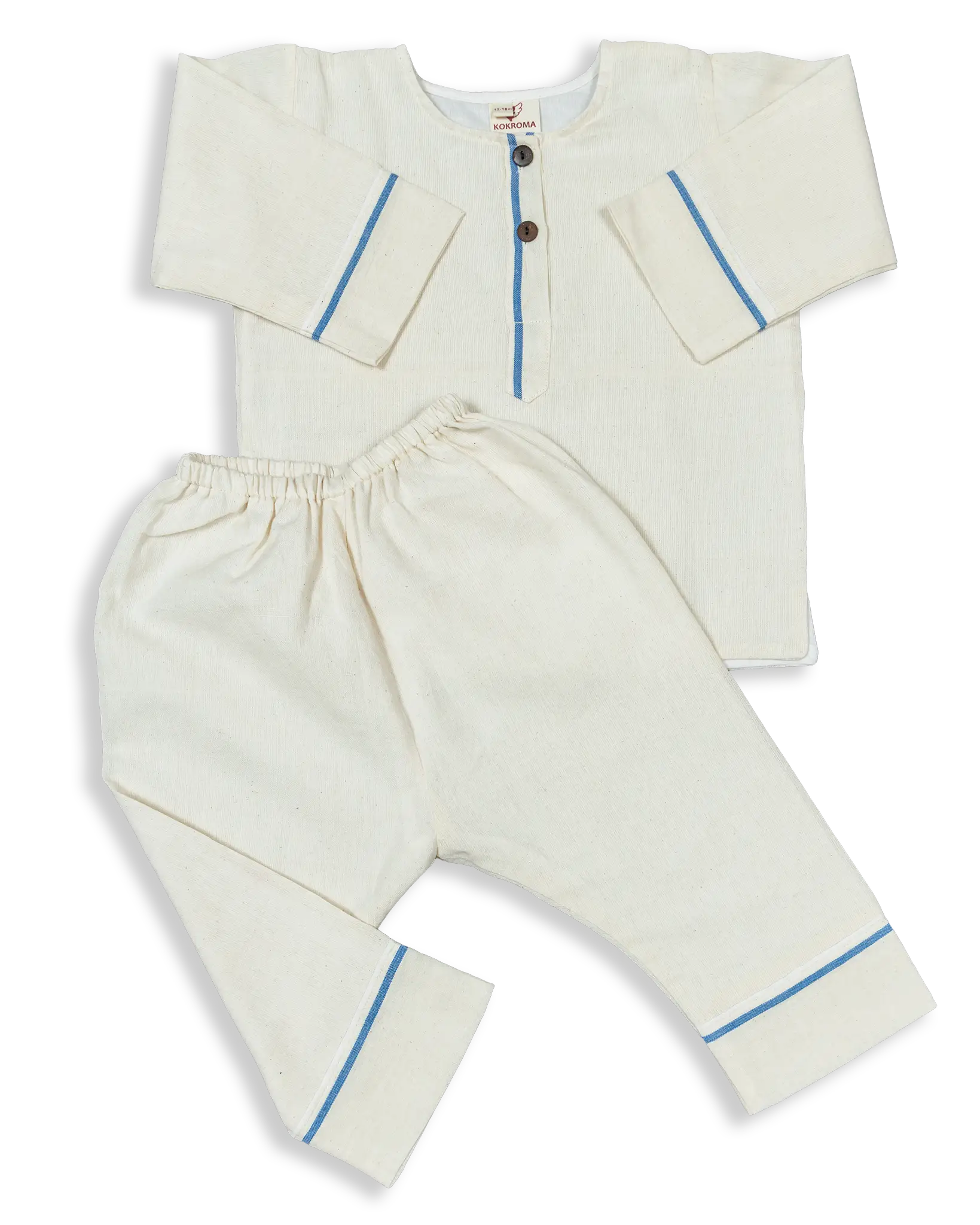 These classic cotton striped Pyjamas are some of our best selling products. Designed and woven here in Nepal they are made with the finest voile lining. It is also known as cotton cashmere, well known and used for kids wear due to the softness and its breathable nature.