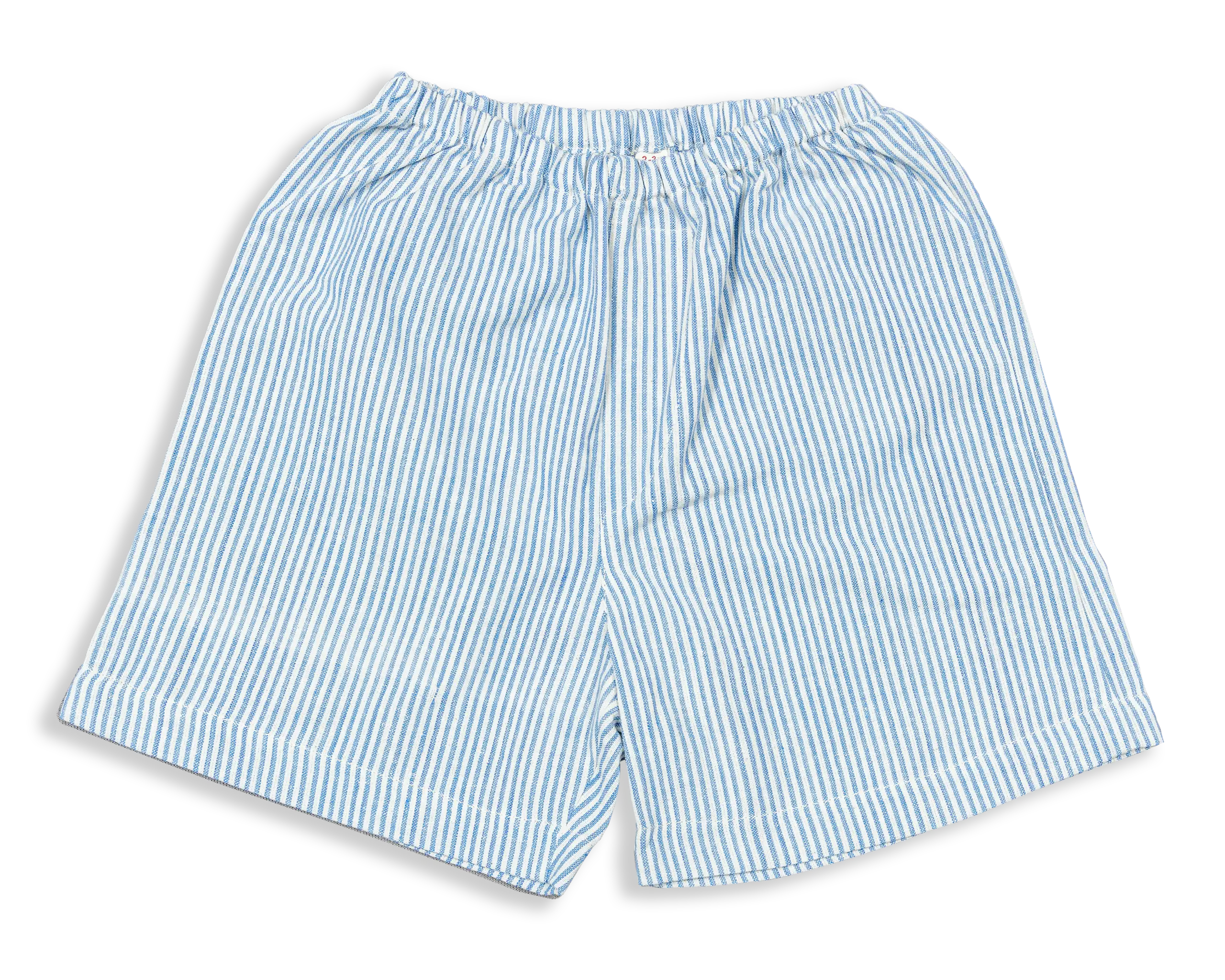 These cute little shorts can be worn by both girls and boys on those warm days in summer when it's too hot to wear long trousers or dungarees. Super comfy in pre-washed 100% cotton with an elastic waist band.