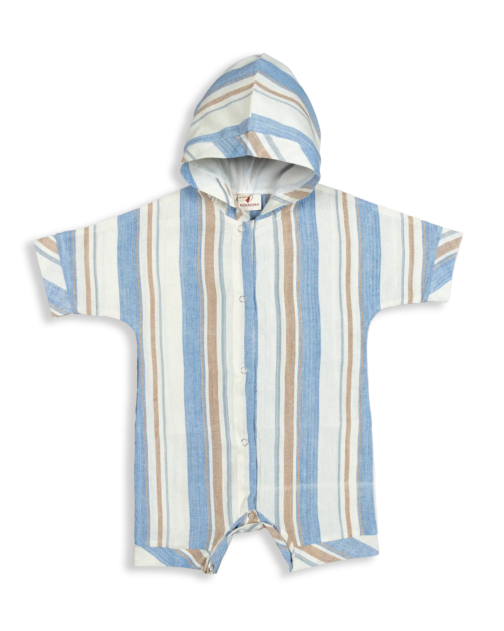 Soft, cozy, and oh-so-comfy! Sweet Pea Onesie is the perfect outfit for any occasion. Crafted from 100% cotton Stripe Woven Fabric and ethically made in Nepal, this onesie is sure to keep you snug and warm. With its modern design and classic style, you can be sure your little one will look as adorable as ever. Get your hands on the Sweet Pea Onesie today - it's the ideal way to keep your child comfortable!