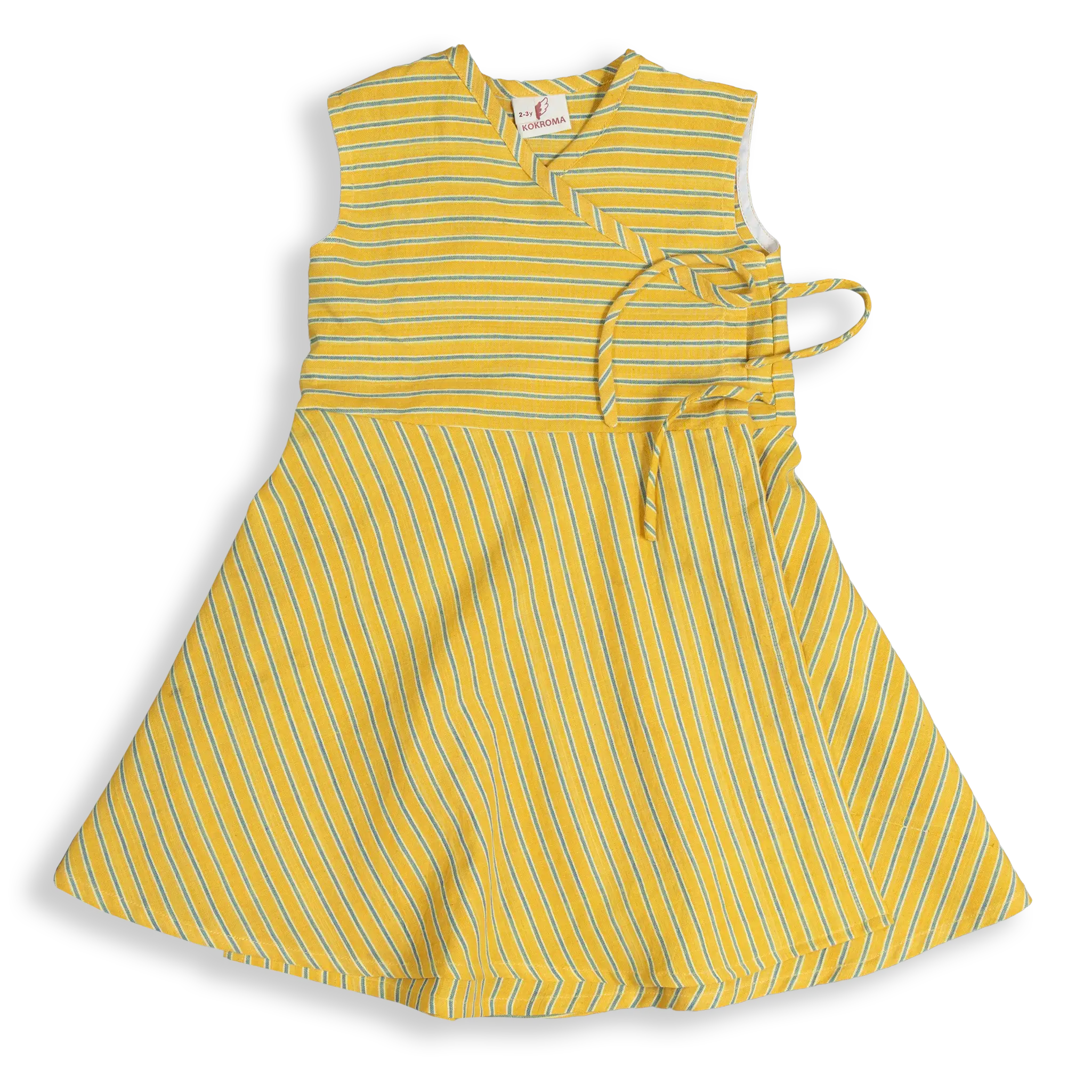 This Wrap Dress is all year round ready! Tastefully wrap up any look with an adjustable fit that'll grow with your child. Perfect for winter, layer it up with a high neck sweater underneath for a super snuggly ensemble. It's quite the wrap star!