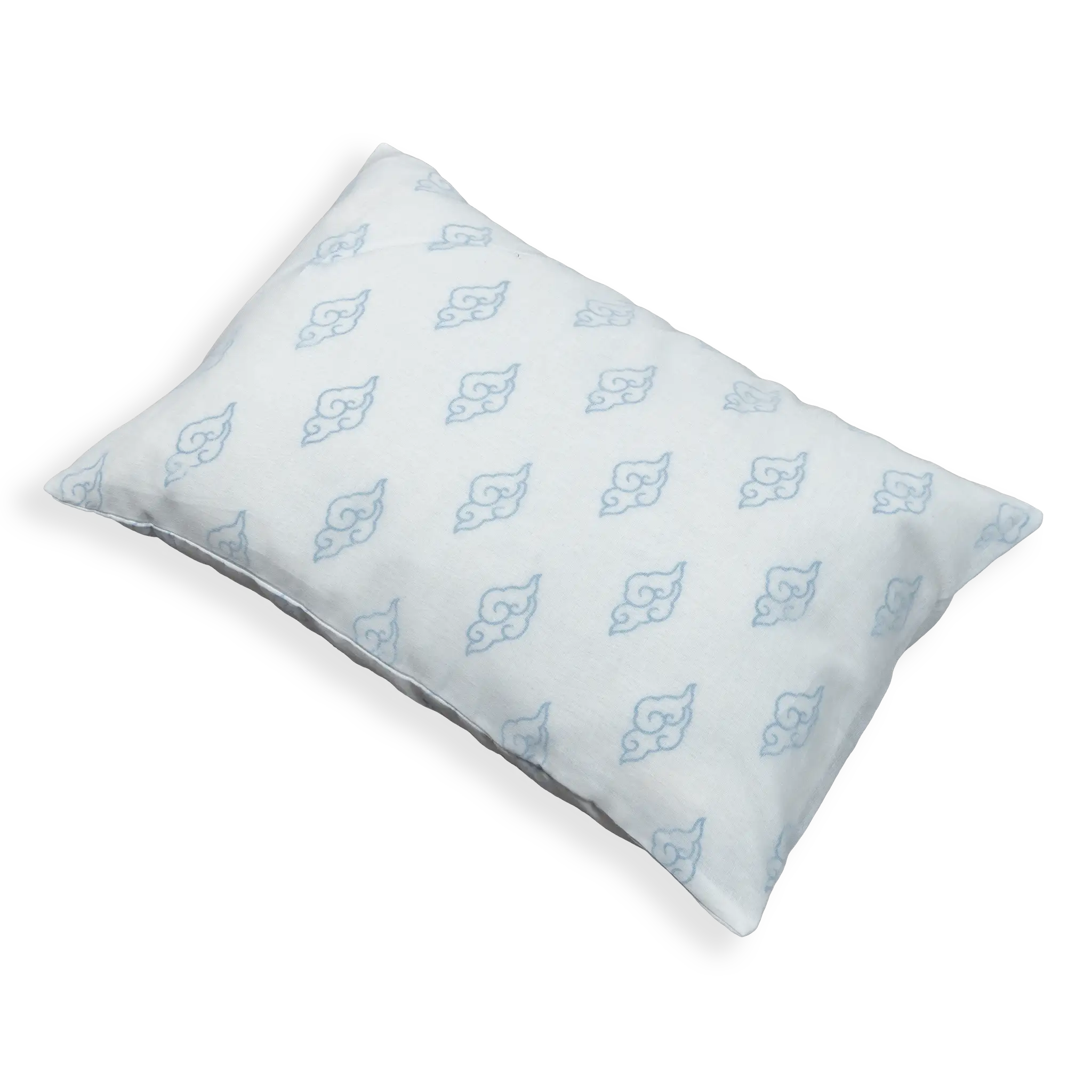 Crafted with a 100% cotton fill and a cotton cover, it measures L-16" (40cm), W-12" (30cm), and B-2.5" (6.5cm), providing excellent support during feeding or nap time.