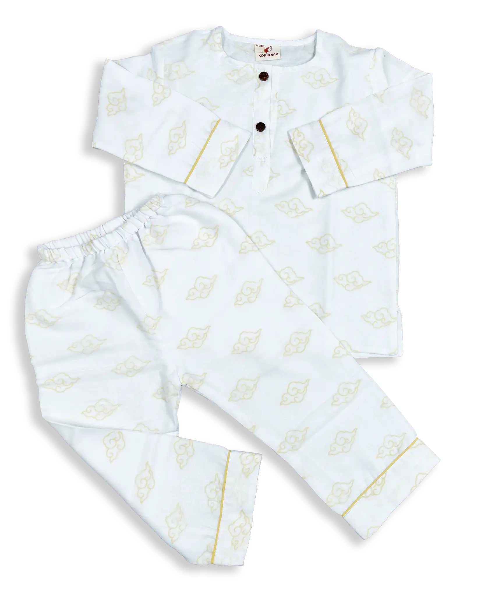 Our Mulmul Pyjamas For Girls and Boys are made with the finest cotton fabric, with 3 layers for breathability and comfort. Perfect for children of all ages, they make a great choice for a good night's sleep. Enjoy the soft, lightweight feel of our Mulmul Pyjamas for long-lasting comfort.